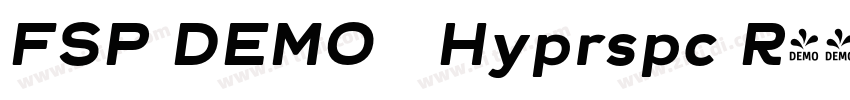 FSP DEMO   Hyprspc R字体转换